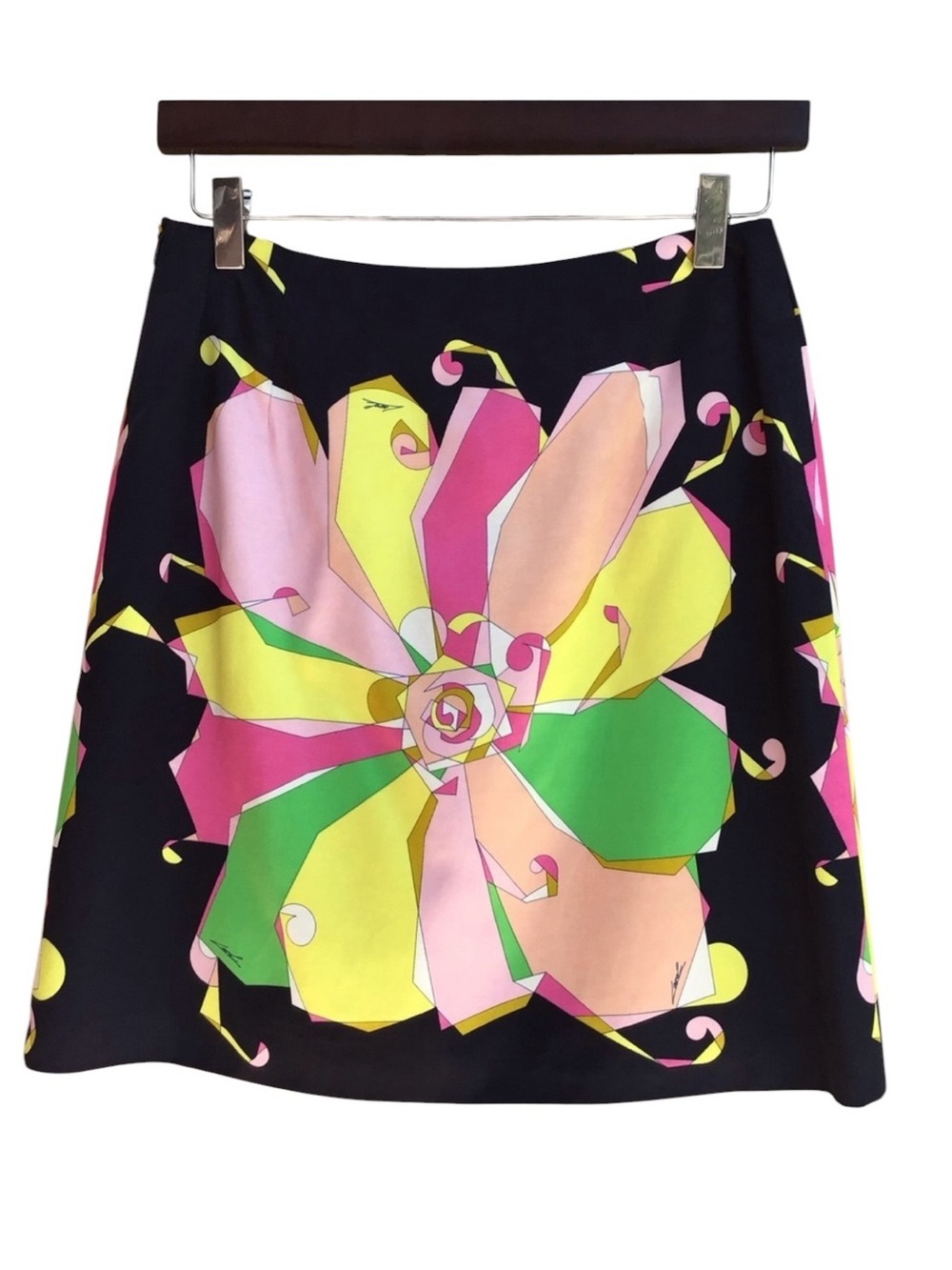 Vintage Laurel By Escada Floral Skirt